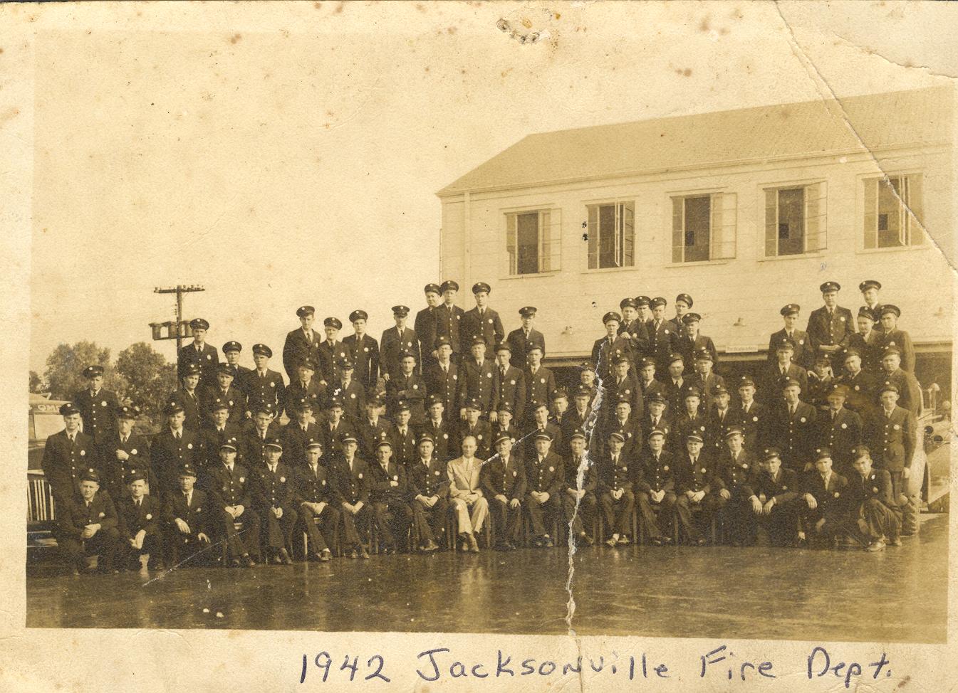 1942 Jacksonville Fire Department Group 
