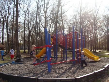 Stonewall Park Playground with Children Playing
